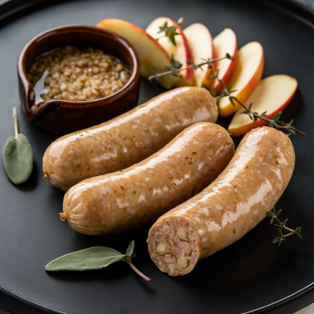 Homemade Apple &amp; Herb Smoked Chicken Sausage-image
